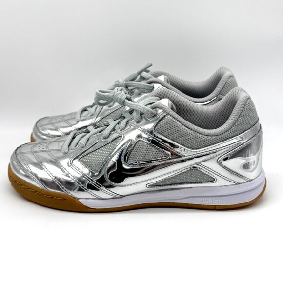 Nike Mens Gato LV8 Metallic Silver Shoes Sz 7 M / 8.5 W New IB3566-001 main image 5